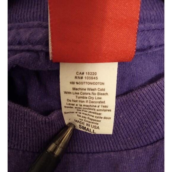 Vintage 90s Element Skate Co Tee Small Purple Made in USA OG Skate Streetwear - Picture 6 of 9